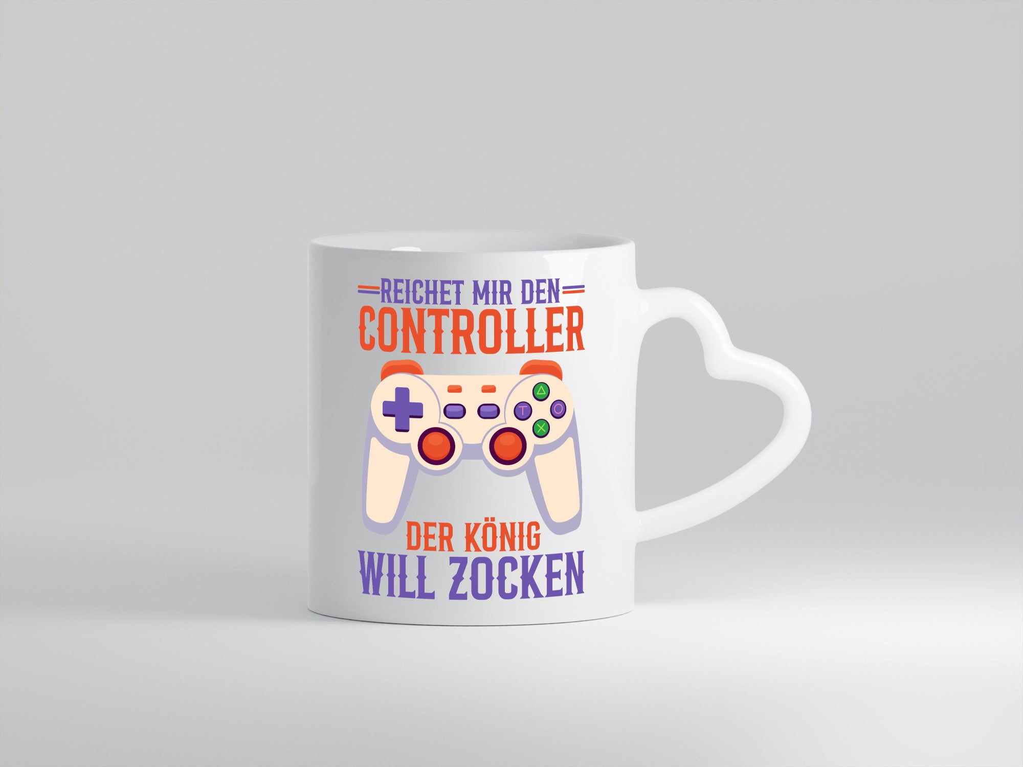 Der König will Zocken | Zocker Gamer Geschenkidee Humor Tasse