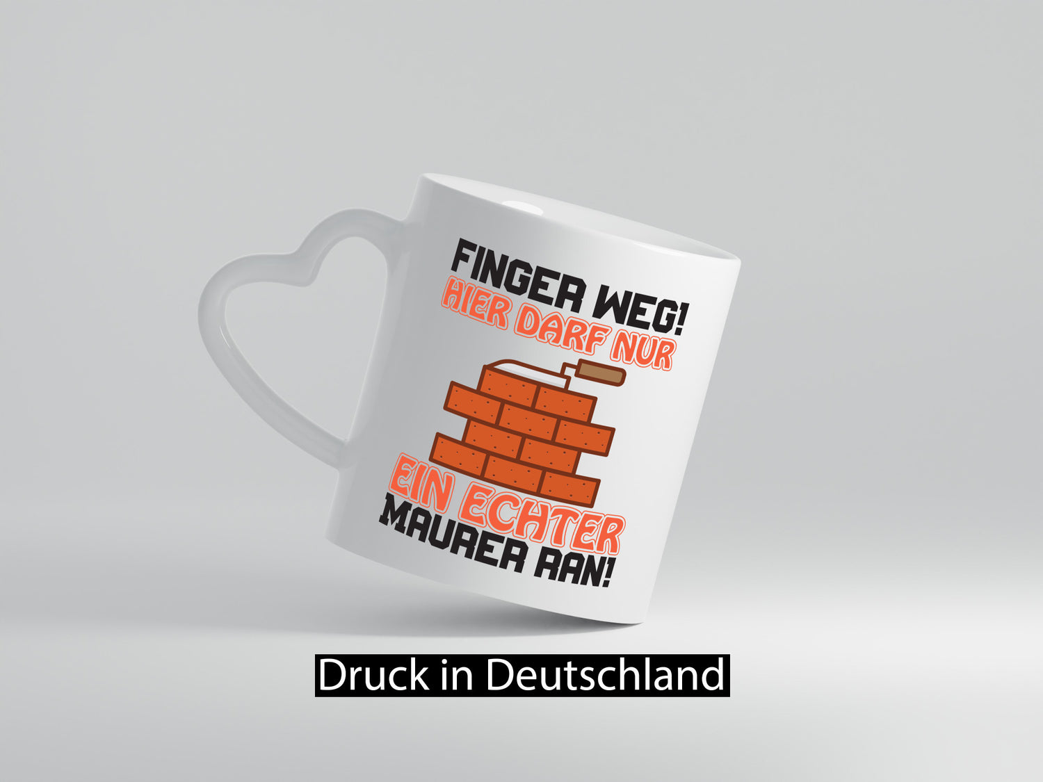 Finger weg! | Maurer Spruch Bauarbeiter Handwerk lustiger Geschenk Arbeit