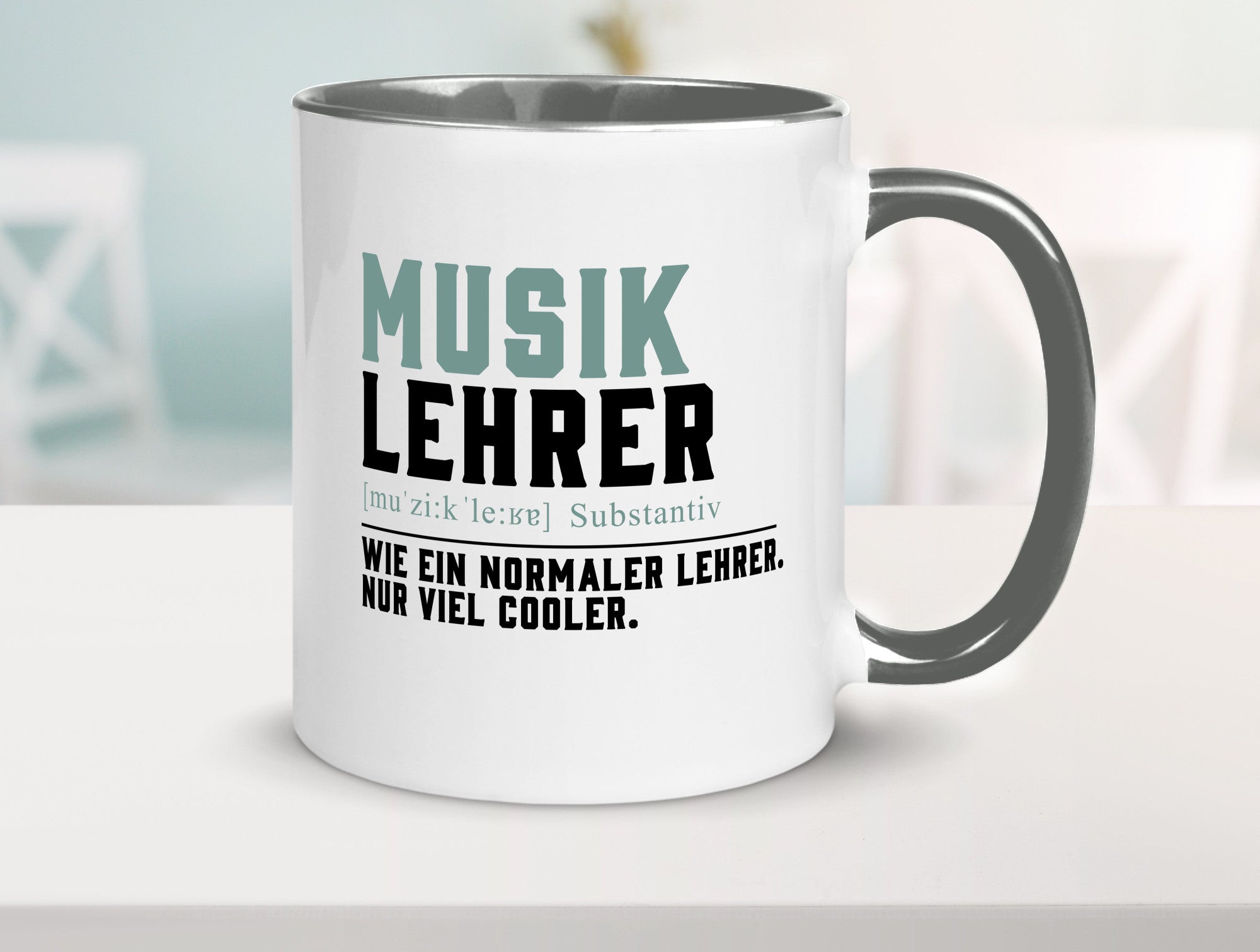 Musiklehrer | Lehrer Unterricht Lieblingslehrer Geschenkidee Humor Tasse