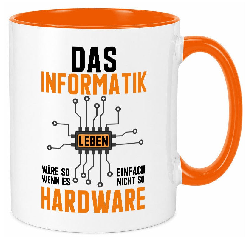 Informatik Leben | Hardware Nerd Software Entwickler Geschenkidee Humor Tasse