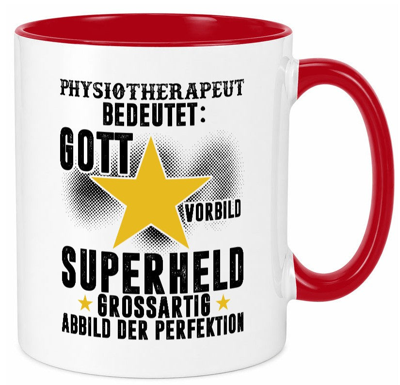 Bedeutung von Physiotherapeut v2 Geschenk Humor Geschenkidee lustiger Spruch Tasse