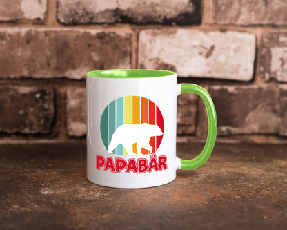 Papabär | Papa Tasse Vater Vatertag Bär lustiger Spruch Geschenk Familie