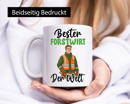 Bester Forstwirt | Waldarbeiter v2 Geschenk Arbeit Kollegen Büro lustiger