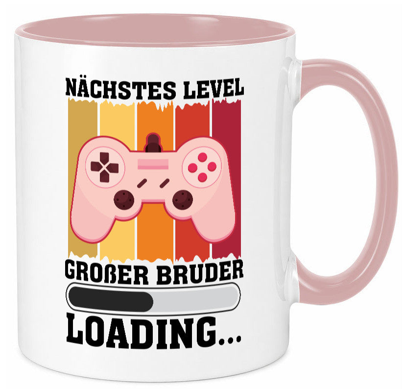 Nächstes Level | großer Bruder Geschwister Geschenkidee Humor Tasse
