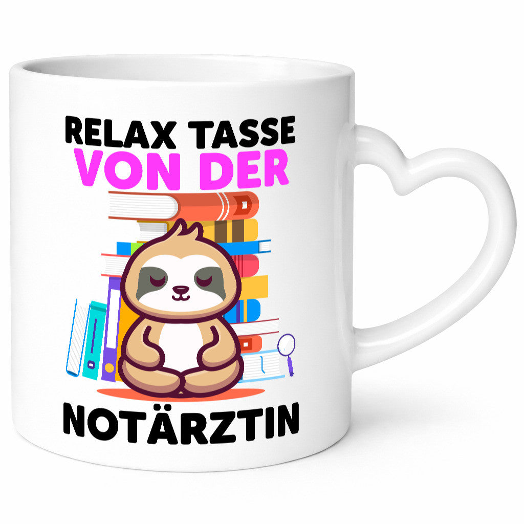 Relax Tasse: Notärztin | Ärztin lustiger Spruch Geschenk Humor Geschenkidee