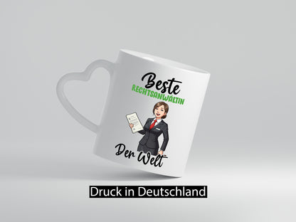 Beste Rechtsanwältin | Jurstin Anwältin Humor Geschenkidee Tasse