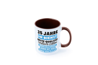 35 Jahre im Dienst | Jubiläum Arbeit v6 lustiger Spruch Geschenk Kollegen Büro