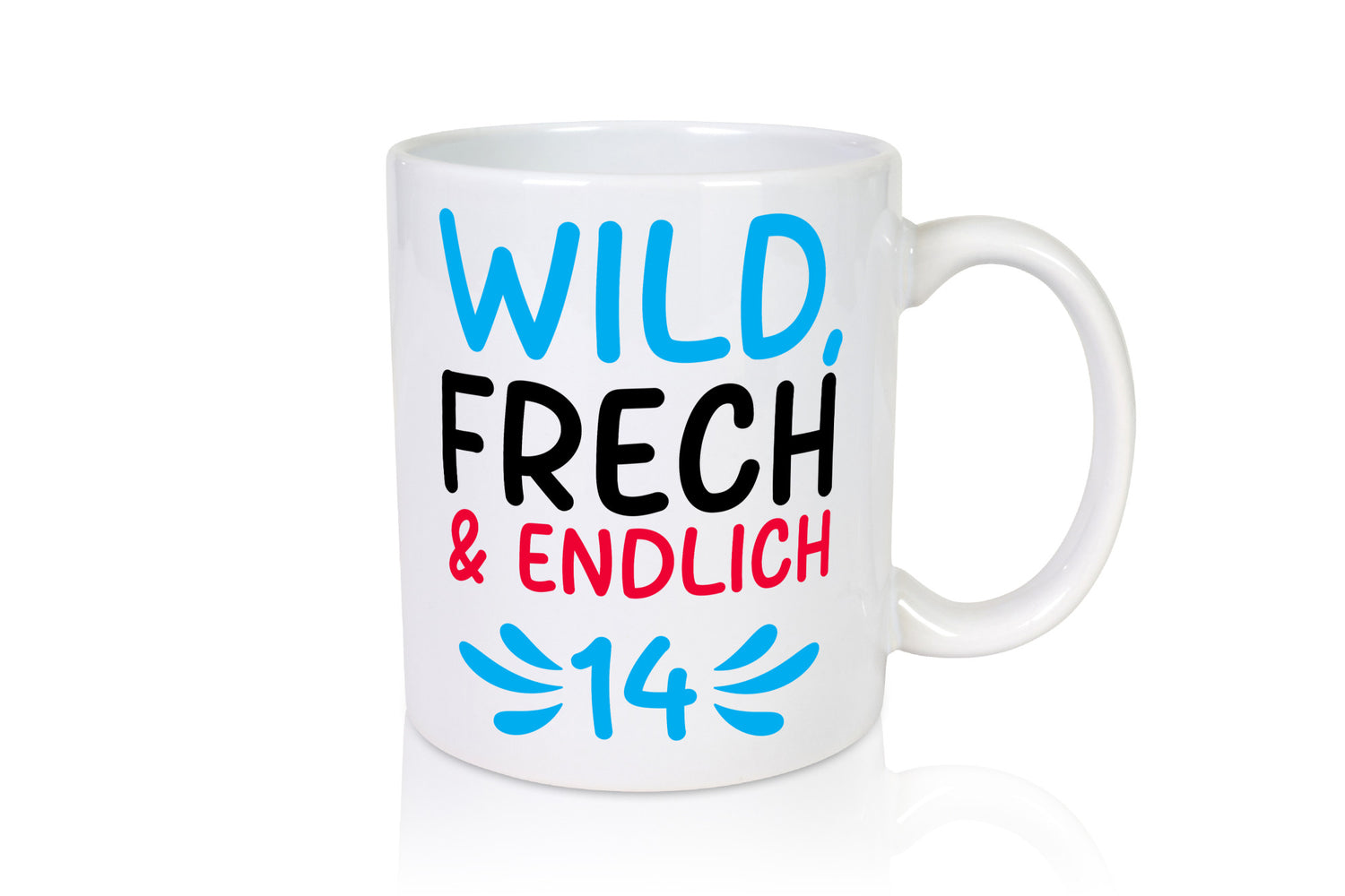 14. Geburtstag | 14 Jahre Wild &amp; Frech Geschenk Geschenkidee lustiger Spruch