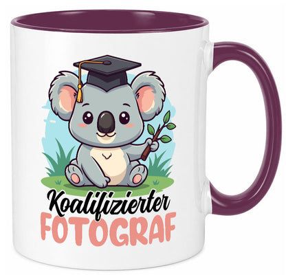 Koalifizierter Fotograf | Fotografie Kamera Geschenk Humor Geschenkidee