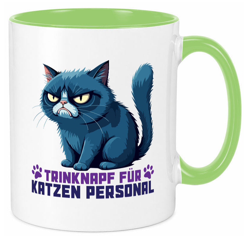 Katzen Personal | Katzenbesitzer Tasse Katze Humor vl8 Geschenkidee