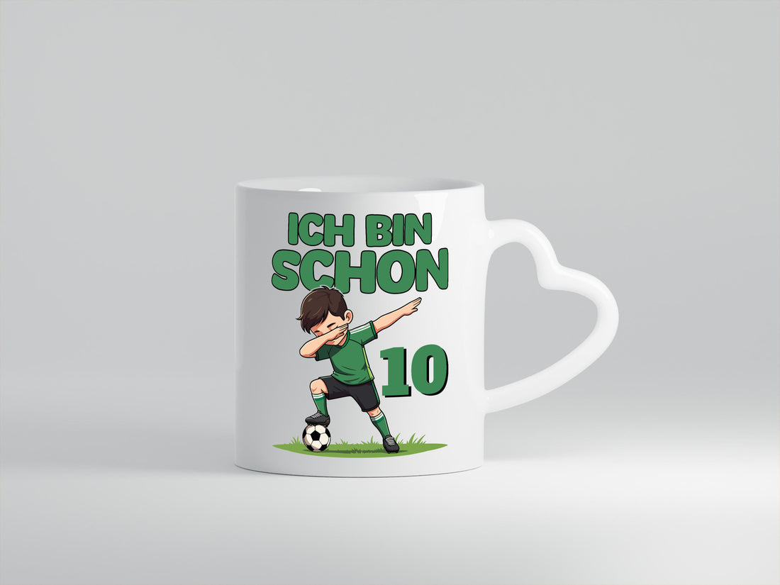 10. Geburtstag | 10 Jahre Fußballer Geschenkidee Humor Tasse