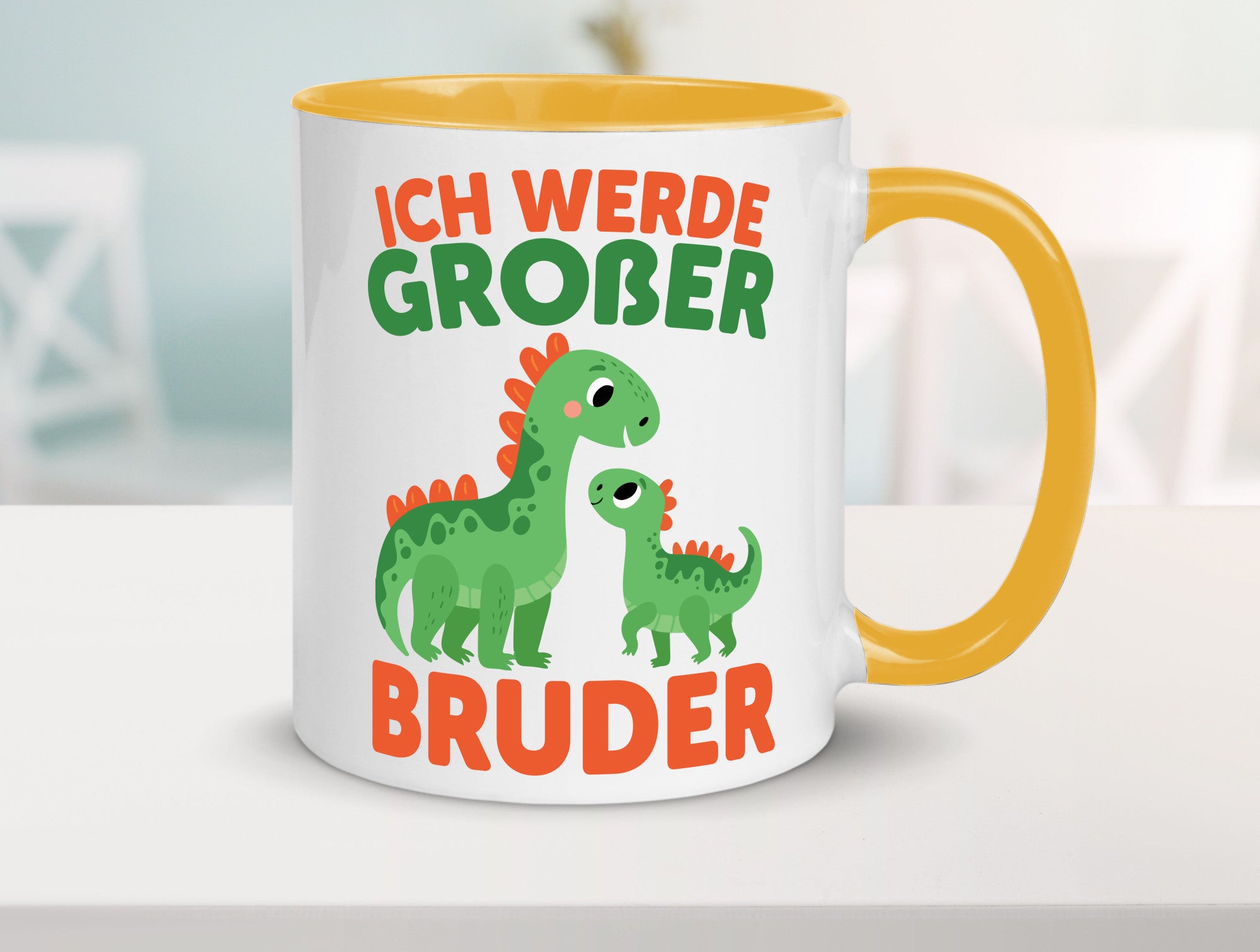 Ich werde Großer Bruder | Dino Brudersaurus lustig Humor Geschenkidee Geschenk