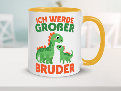 Ich werde Großer Bruder | Dino Brudersaurus lustig Humor Geschenkidee Geschenk