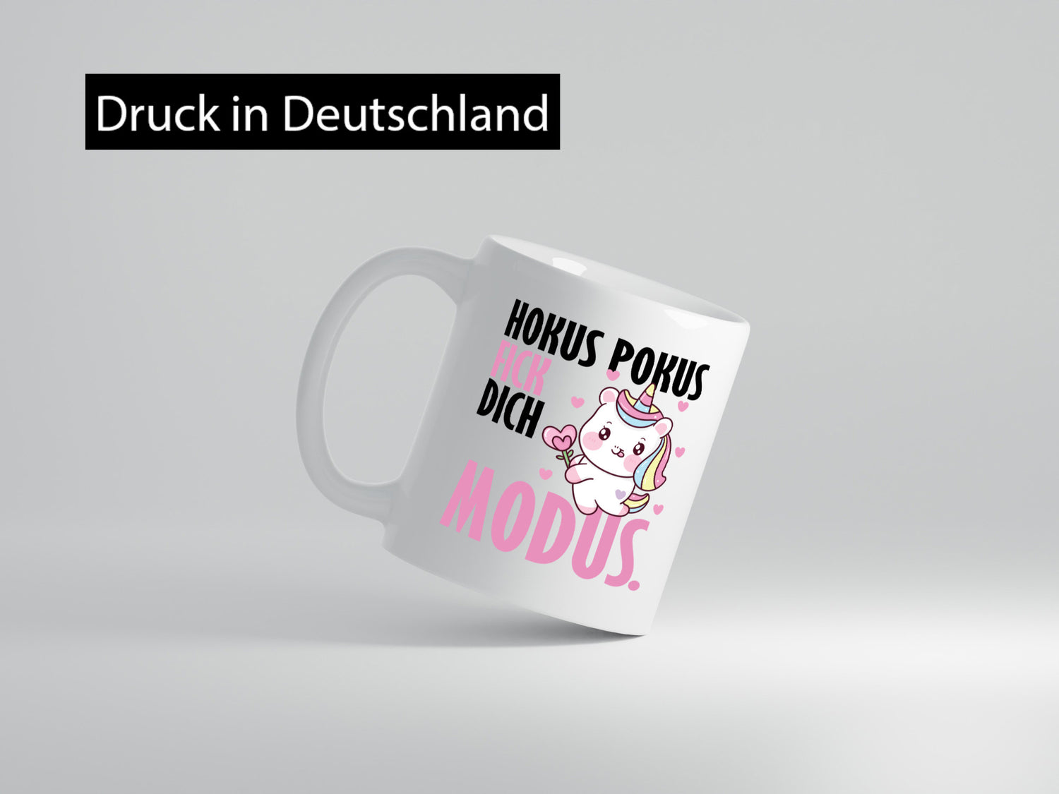 Hokus Pokus lustiger Spruch Geschenk Humor Geschenkidee Tasse