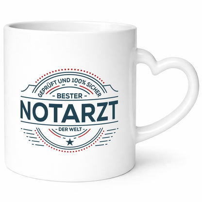 Geprüft und sicher: Notarzt | Arzt Geschenk Humor Geschenkidee lustiger Spruch