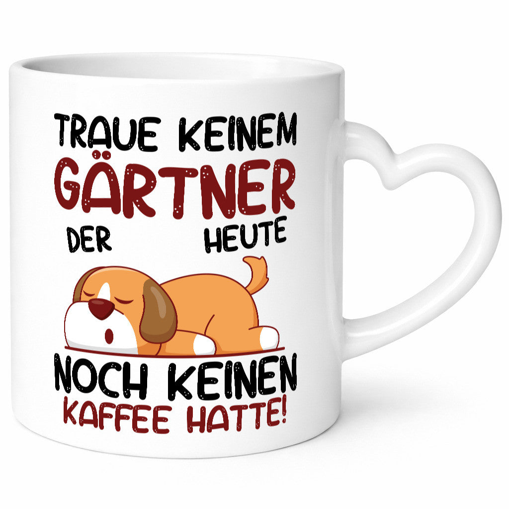 Traue keinem Gärtner | Gartenbau lustiger Spruch Geschenk Humor Geschenkidee