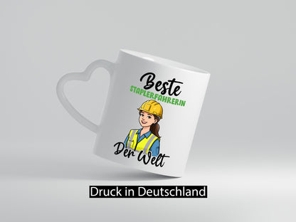 Beste Staplerfahrerin | Gabelstapler v2 lustiger Spruch Geschenk Humor