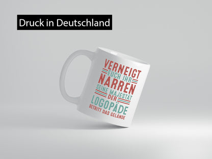 Verneigt euch: Logopäde | Sprachtherapie Geschenkidee Humor Tasse