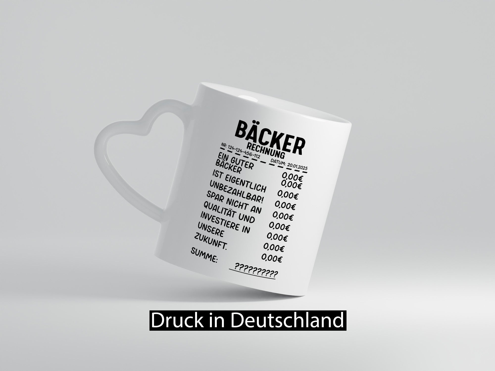 Bäcker Rechnung | Bäckerrei Verdammt guter Geschenk Humor Geschenkidee lustiger
