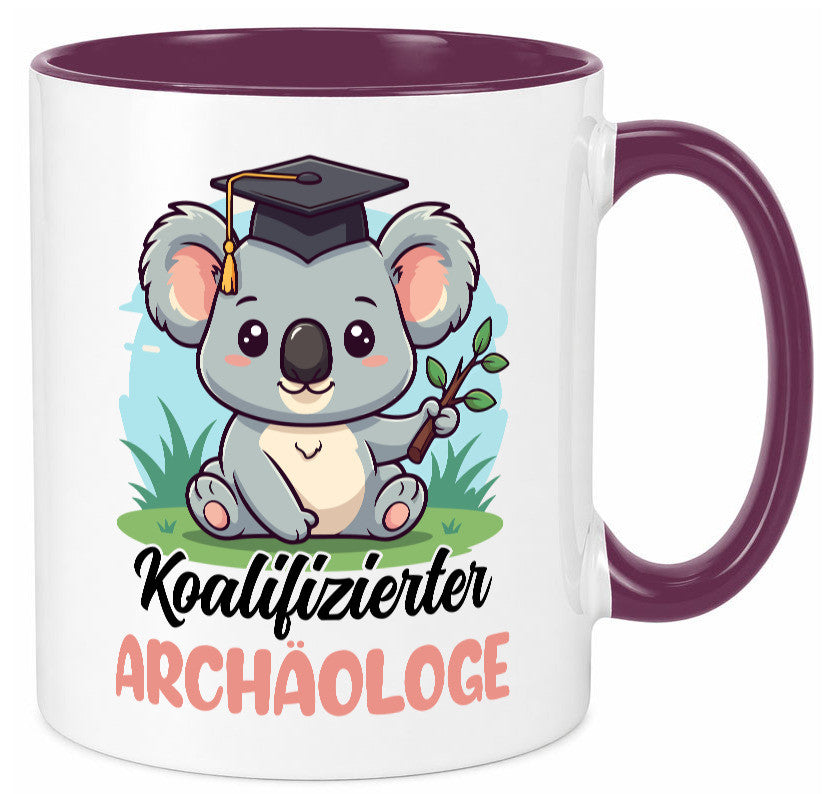 Koalifizierter Archäologe | Archäologie Forscher Geschenk Humor Geschenkidee Tasse