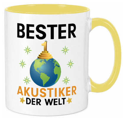 Welt Bester Akustiker | Akustik Hörgeräteakustik Geschenkidee Humor Tasse