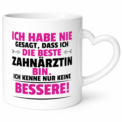 Die Beste Zahnärztin | Zahnmedizin Beruf lustig Arbeit Kollegen Büro Geschenk
