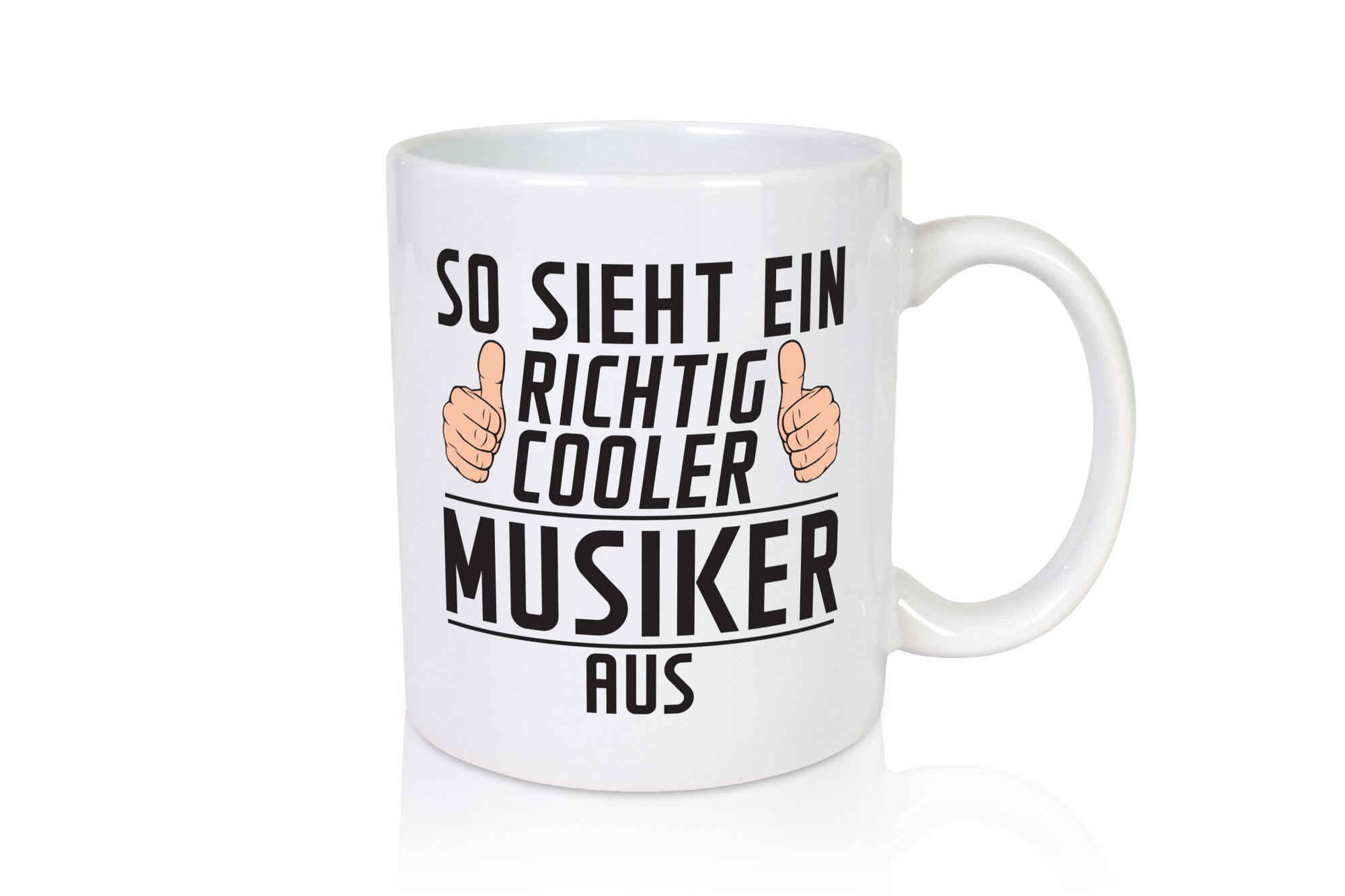 Richtig Cooler Musiker | Musik Musikant Humor Geschenkidee Tasse
