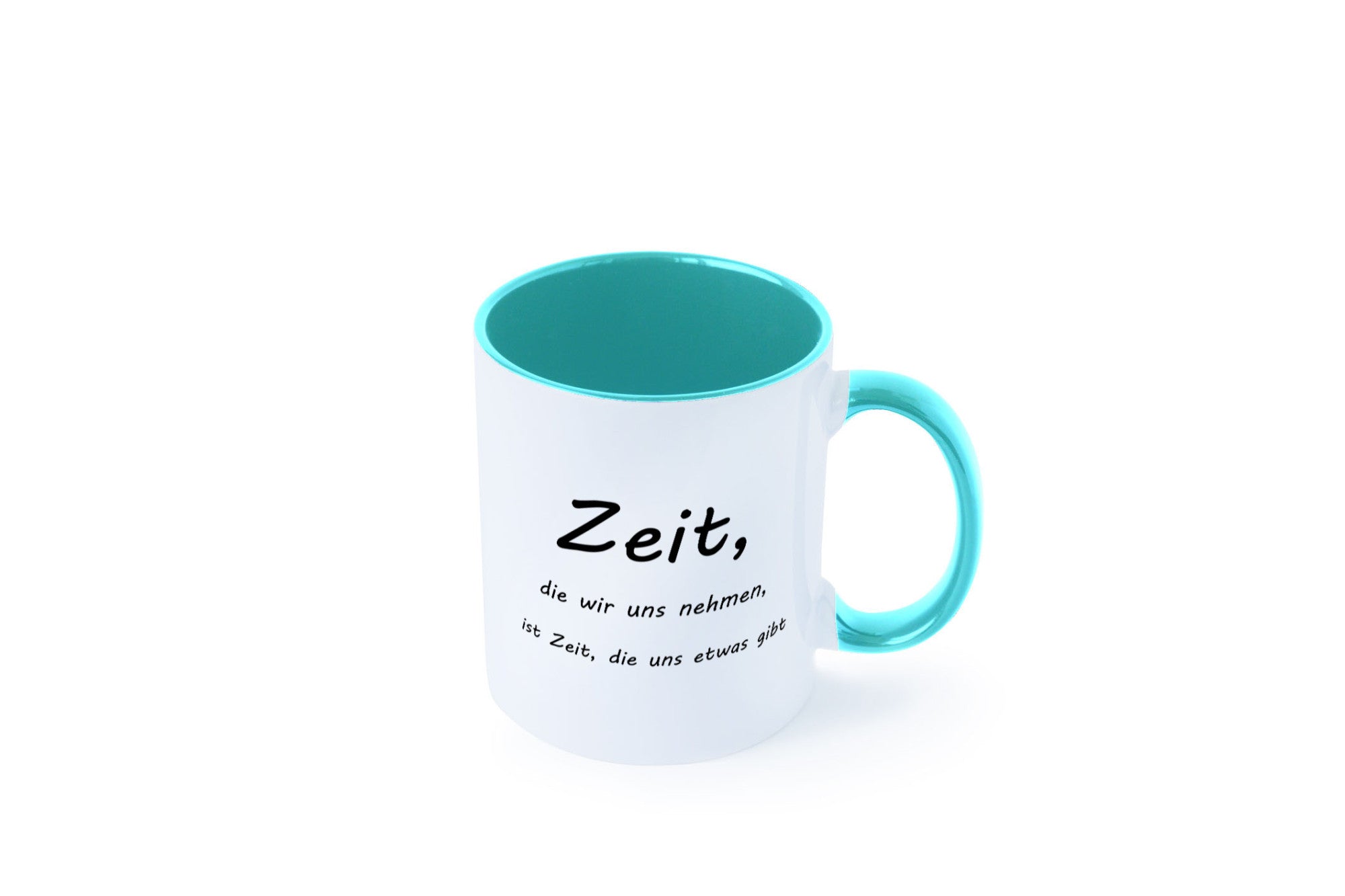 Zeit die wir uns nehmen ist etwas gibt Humor Geschenkidee Tasse