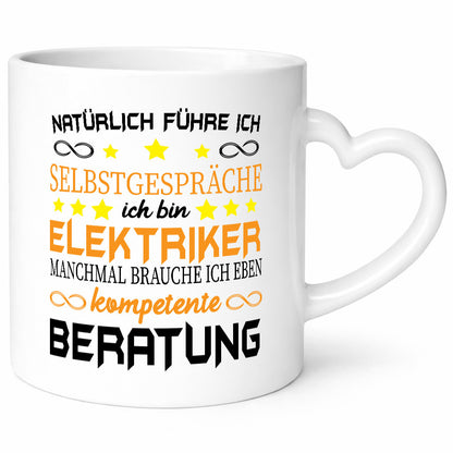 Elektriker | BrauchSelbstgespräche brauche beratung Humor Geschenkidee Tasse