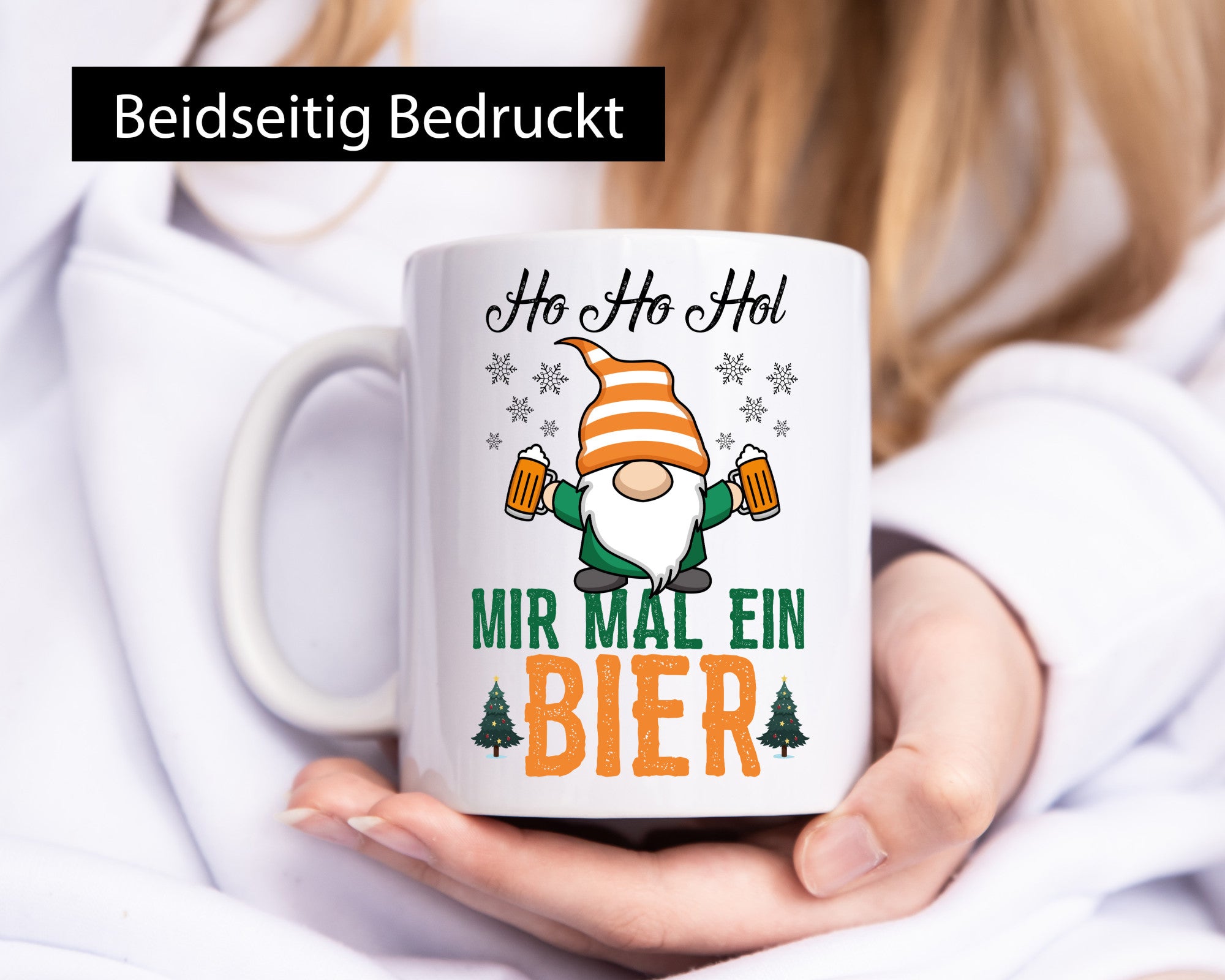 Hol mir mal ein Bier | Weihnachten Alkoholliebhaber lustiger Spruch Geschenk