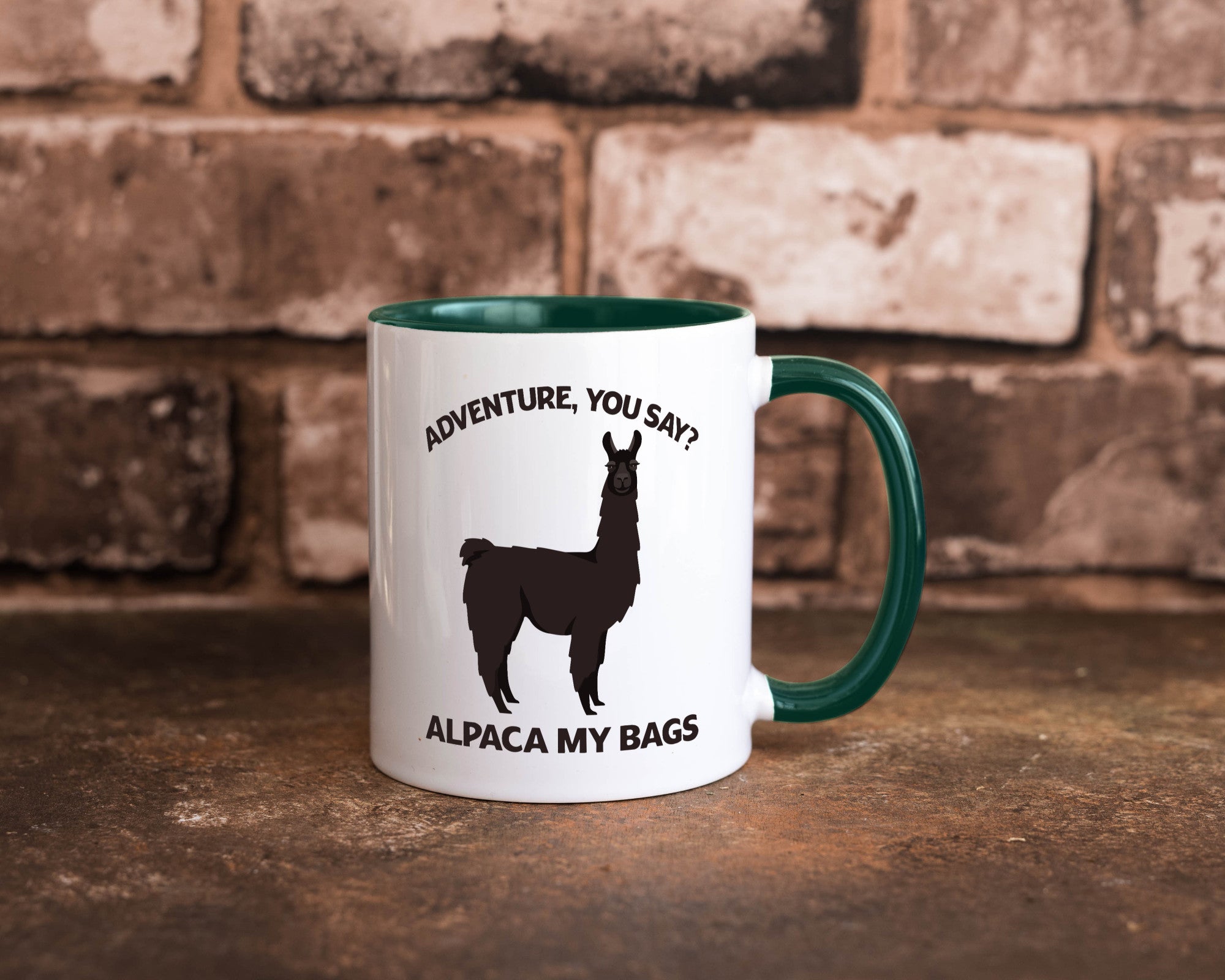 Adventure, Alpaca | Humor Geschenkidee Tasse