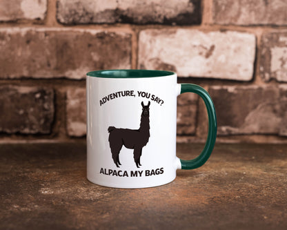 Adventure, Alpaca | Humor Geschenkidee Tasse