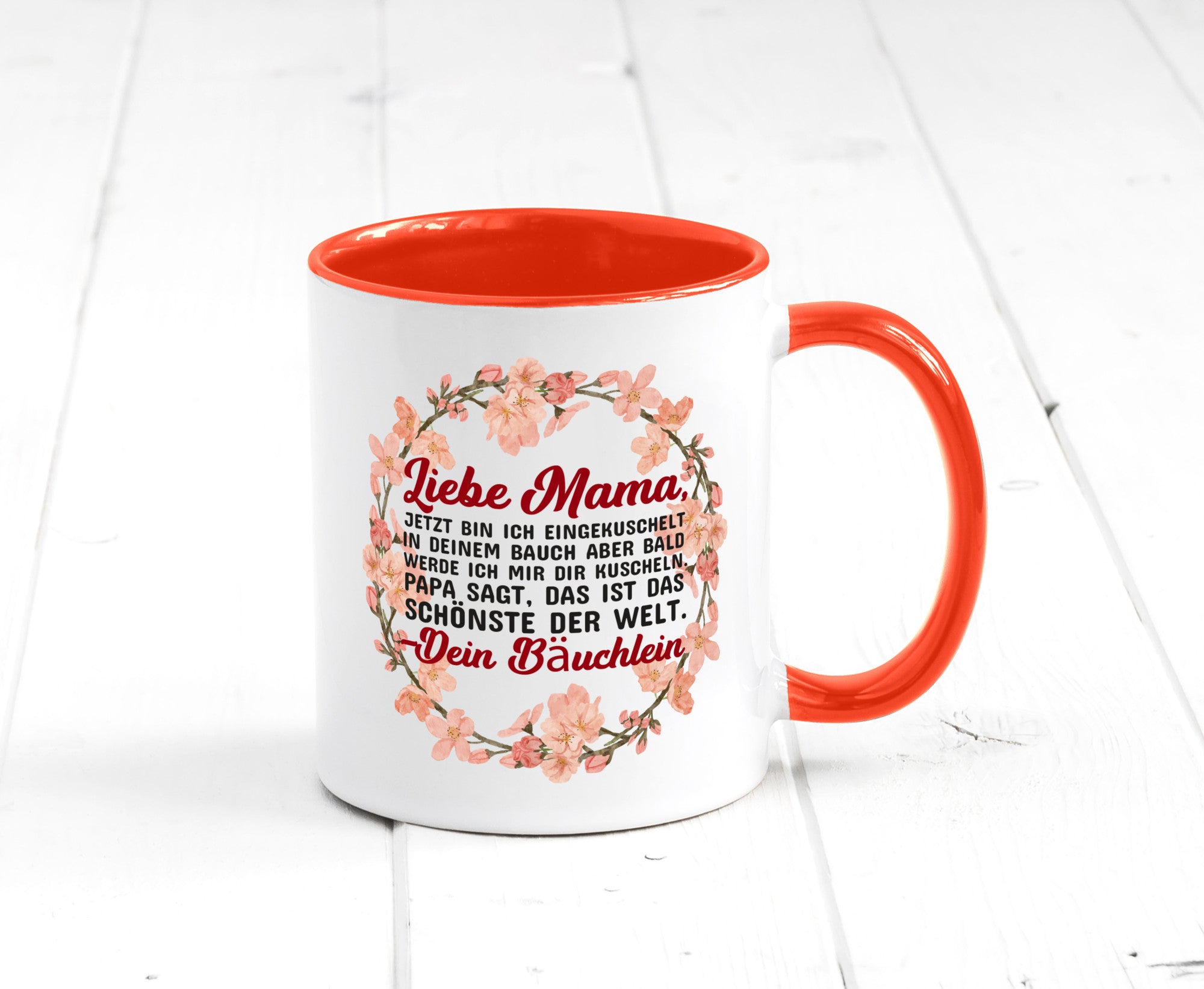 Liebe Mama | Schwangerschaft Tasse Baby süß Humor Familie Geschenkidee