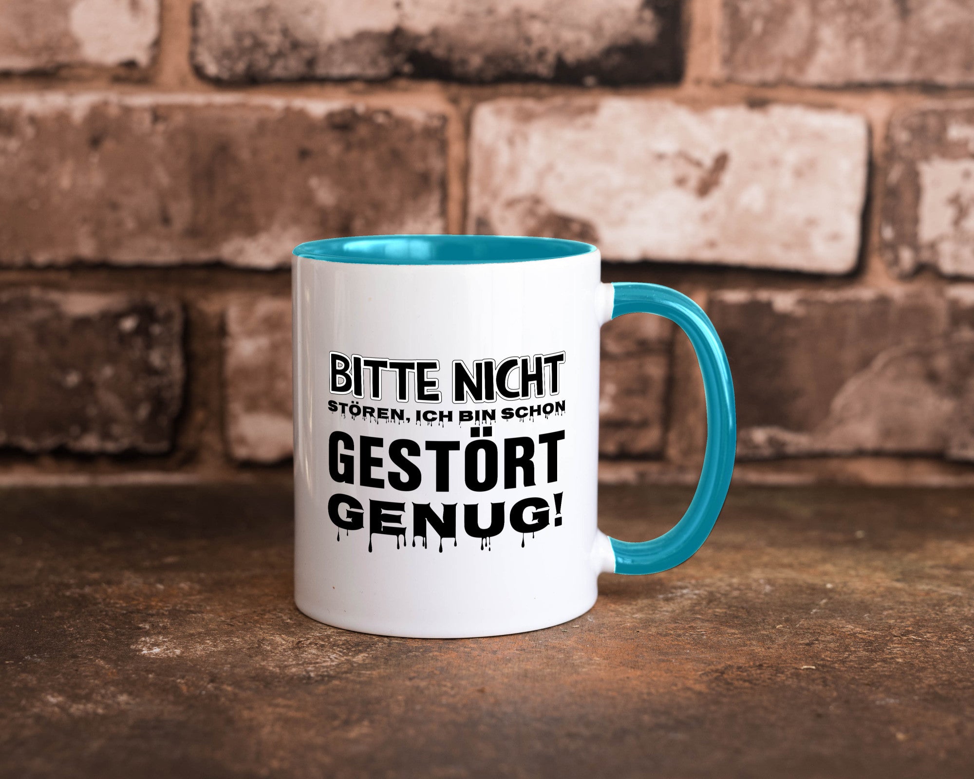 Ich bin schon gestört lustiger Spruch Geschenk Humor Geschenkidee Tasse