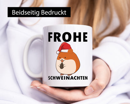 Frohe Schweinachten | Meerschweinchen Weihnachten lustiger Spruch Geschenk
