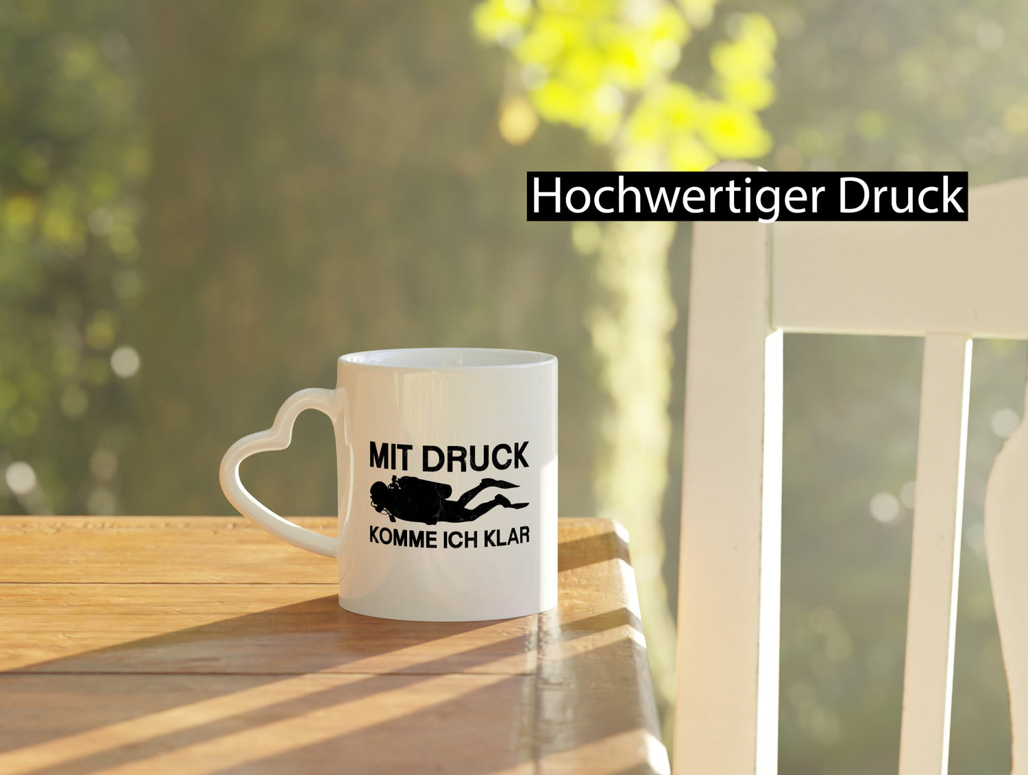 Mit Druck komme ich klar | Taucher lustiger Spruch Geschenk Humor Geschenkidee
