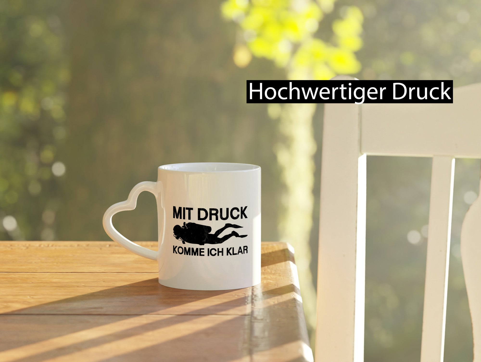 Mit Druck komme ich klar | Taucher lustiger Spruch Geschenk Humor Geschenkidee