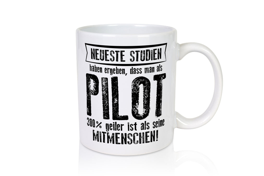 Neuste Studien: Pilot | Flugzeug Piloten Humor Geschenkidee Tasse