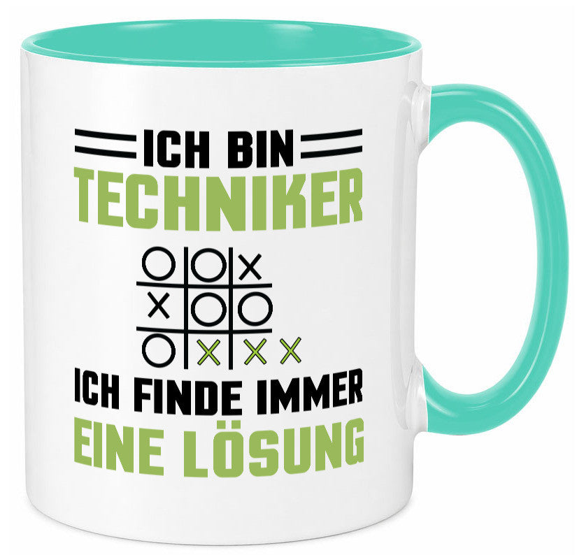 Ich bin Techniker finde immer eine Lösung | lustiger Spruch Geschenk Humor