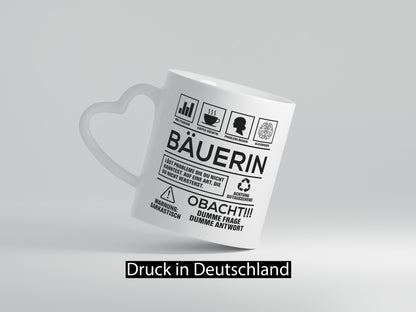 Achtung Probleme Bäuerin | Bauernhof Landwirtschaft Geschenk Humor Geschenkidee