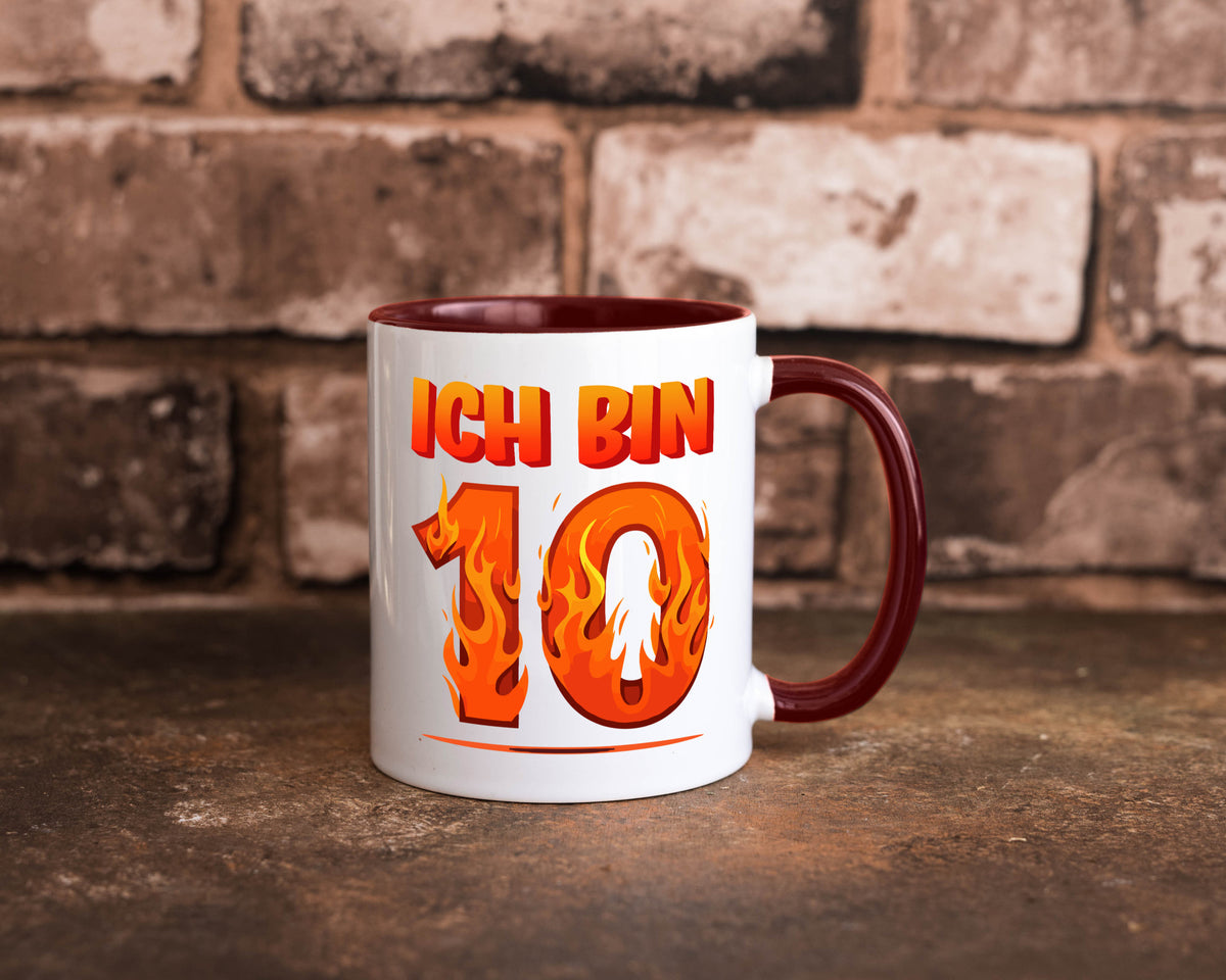 10. Geburtstag | 10 Jahre Drache lustiger Spruch Geschenk Geschenkidee Tasse