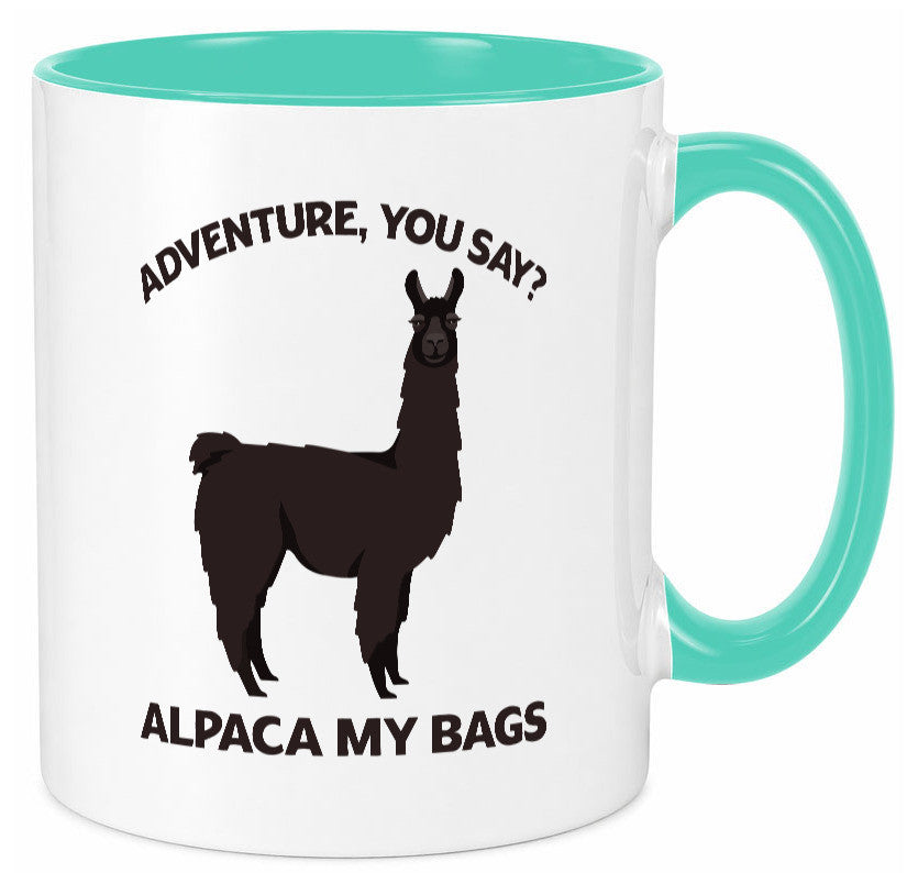Adventure, Alpaca | Humor Geschenkidee Tasse