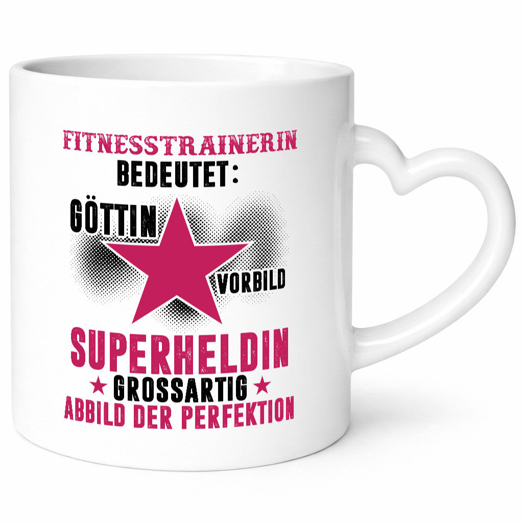 Bedeutung von Fitnesstrainerin | Trainerin Sport lustiger Spruch Geschenk Humor Tasse