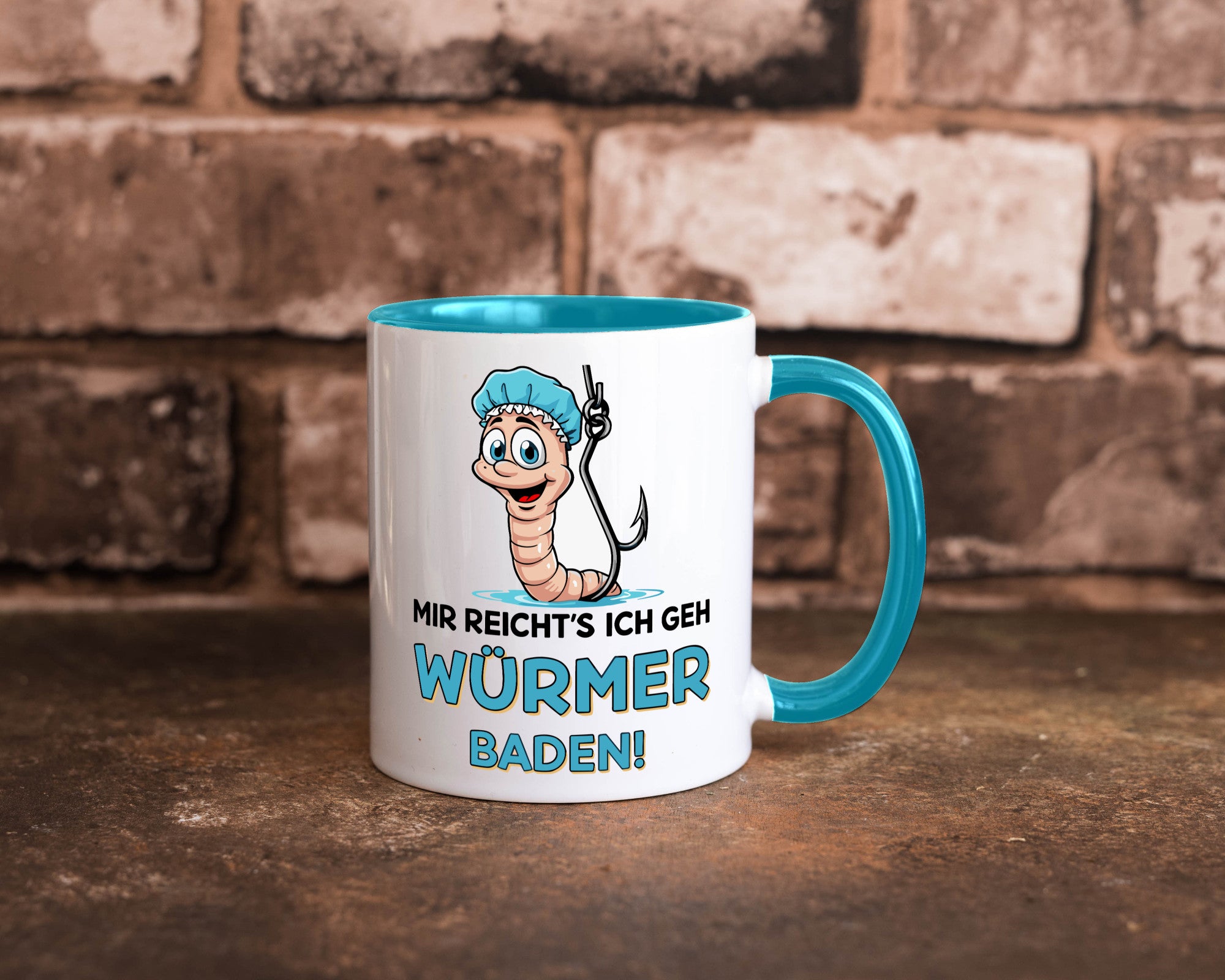 Mir reichts ich geh Würmer Baden | Angler Angeln Geschenk Humor Geschenkidee