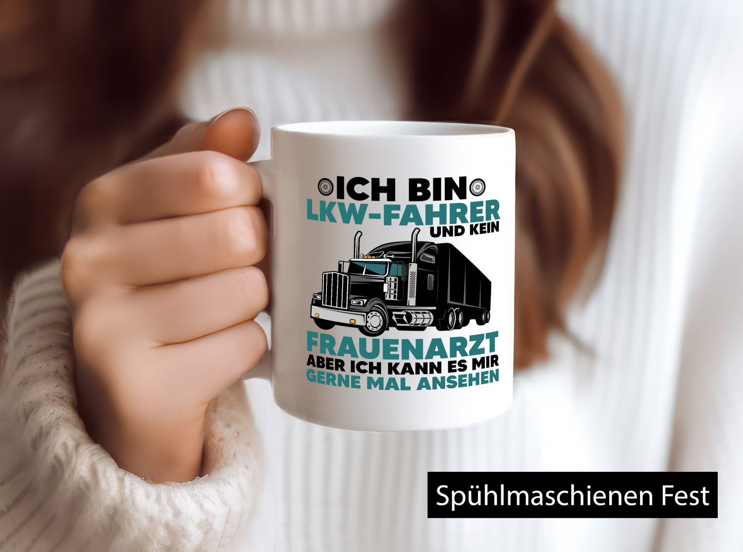 Ich bin LKW-Fahrer | Frauenarzt Trucker Geschenk Humor Geschenkidee lustiger