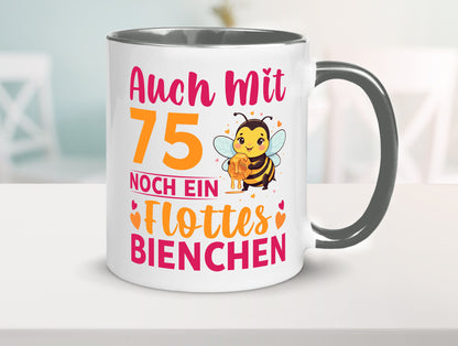 75. Geburtstag | Flottes Bienchen 75 Jahre v2 Geschenk Geschenkidee lustiger