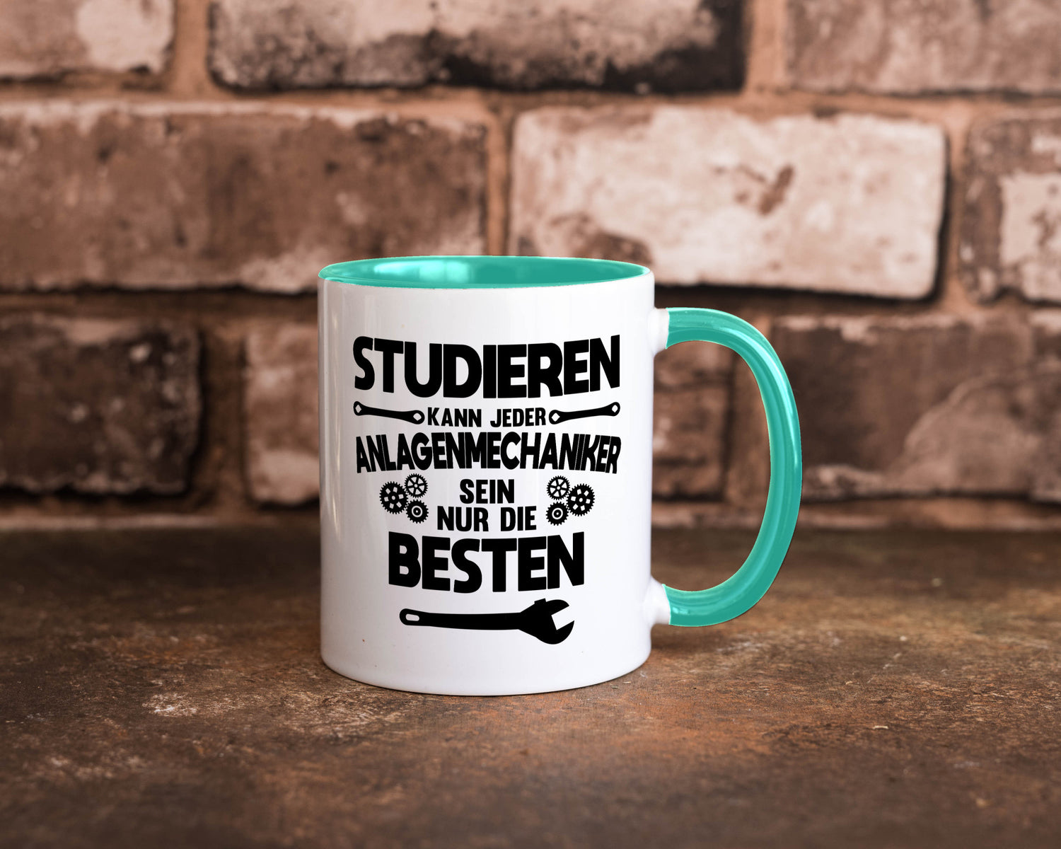 Nur die besten werden Anlagenmechaniker Humor Geschenkidee Tasse