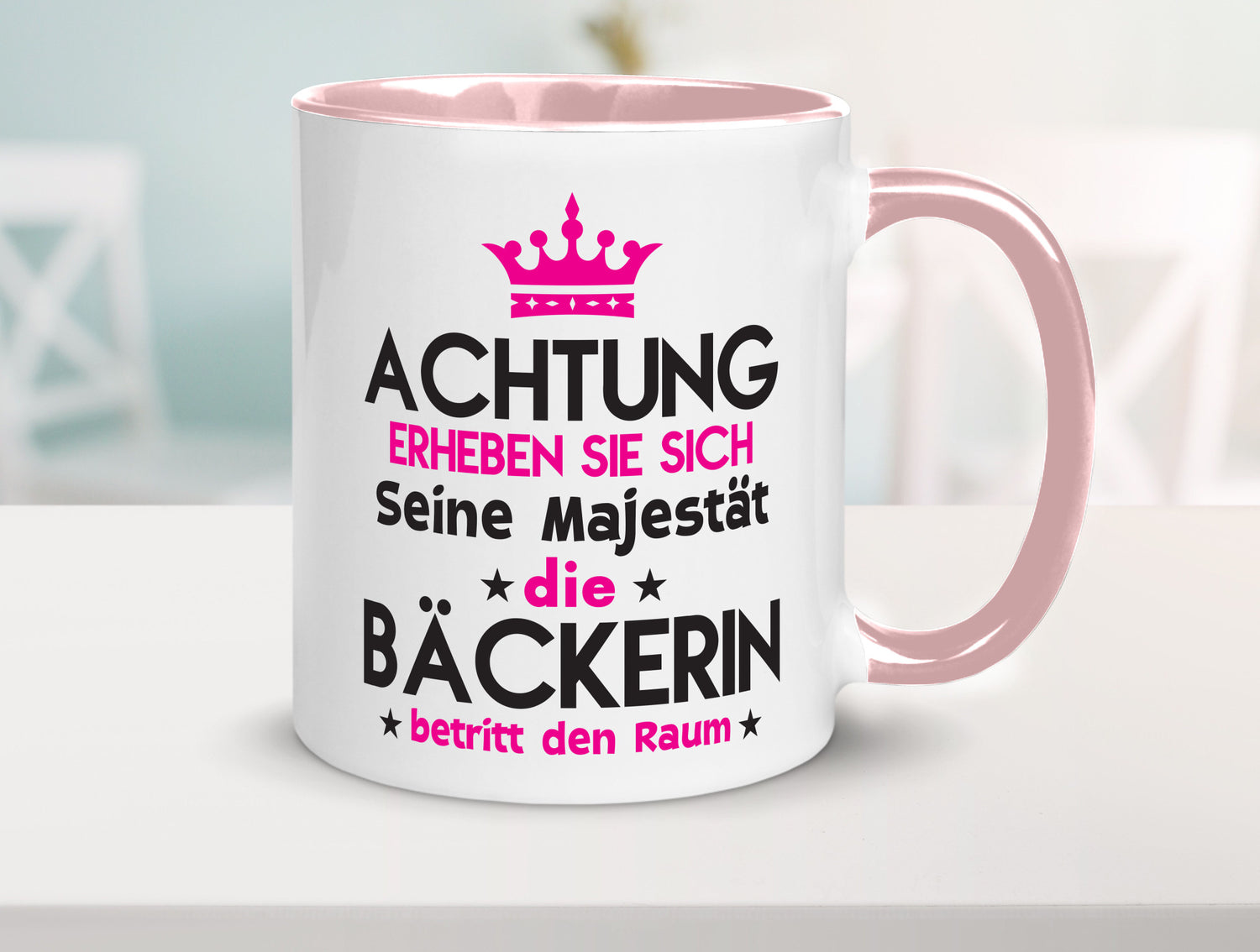 Seine Majestät Bäckerin | Bäckerei Frauen Backen Humor Geschenkidee Tasse