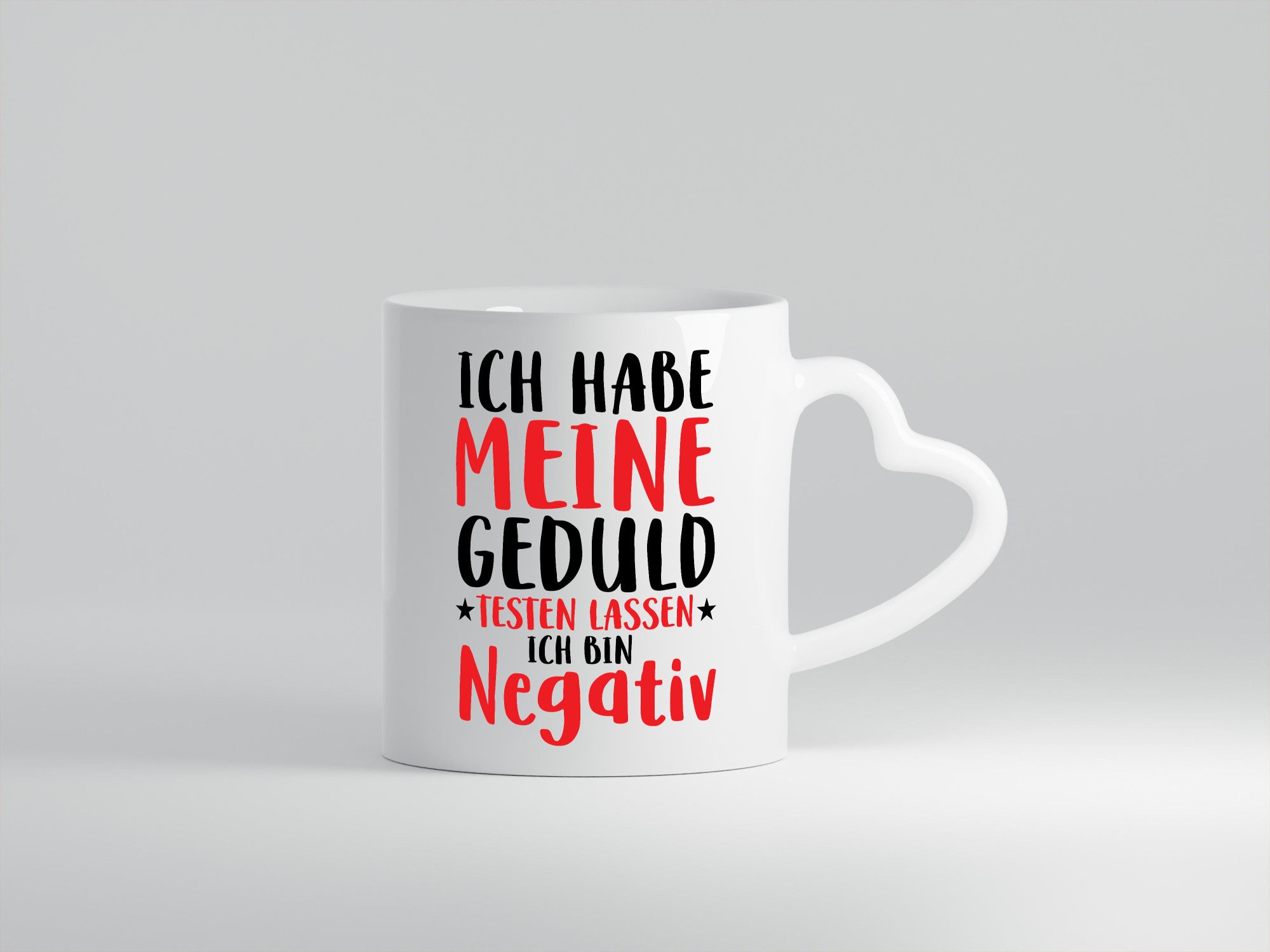 Geduld negativ | Geduldsfaden keine Nerven ungeduldig Humor Geschenkidee Tasse