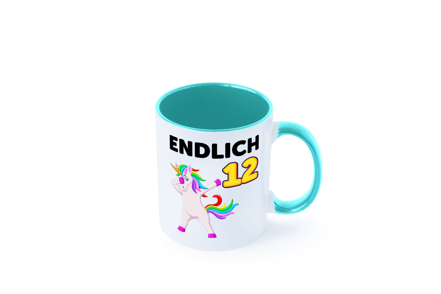 12. Geburtstag | endlich 12 Jahre Einhorn Mädchen lustig Geschenkidee Geschenk